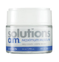 Косметическая серия Avon Solutions  Plus Maximum Moisture. Дневной крем для лица "Максимум увлажнения" SPF15 Avon Solutions. 70277